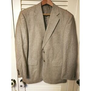 Men's RBM Collection Khaki Tan 100% Silk Size 40R Sports Jacket